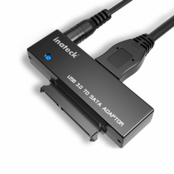 Inateck USB 3.0 zu SATA Konverter Adapter für 2.5/3.5 Zoll Laufwerke HDD SSD mit 12V 2A Netzteil. Angebot bei HelloDeals