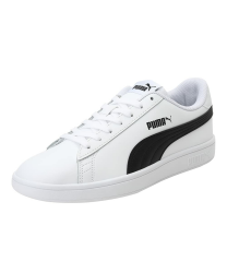 PUMA Herren Smash v2 L Sneaker Puma White Puma Black 44 EU Angebot bei HelloDeals
