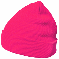 DonDon Mütze Herren Mütze Damen Wintermütze Beanie klassisches Design Einheitsgröße Neonpink Angebot bei HelloDeals