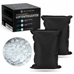 PEPELLIA Luftentfeuchter Auto – Auto-Entfeuchter 2er Set – 2 x 500 g – Schützt vor beschlagenen Auto-Scheiben – Entfeuchtung für Auto wiederverwendbar – laborgeprüft effektiv – schwarz Angebot bei HelloDeals