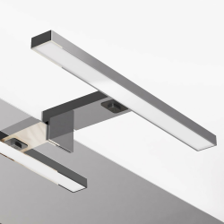 DEELUX LED Spiegellampe Badezimmer mit Schalter,30CM 500LM 5W Spiegelleuchte bad 6000K Kaltweiß Spiegelschrank Beleuchtung 230V,Schminklicht,Schrankleuchte,Wandleuchte Spiegellampe IP44 Wasserdicht Angebot bei HelloDeals