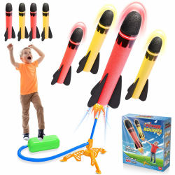 HappyKidsClub Raketen Spielzeug für Kinder, Outdoor Spielzeug ab 3-12 Jahre Junge Outdoor Spiele OsternGeschenke Kinder 3-12 Jahre Garten Spielzeug Kinder für Draußen Kinderspielzeug ab 3-12 Jahre Angebot bei HelloDeals