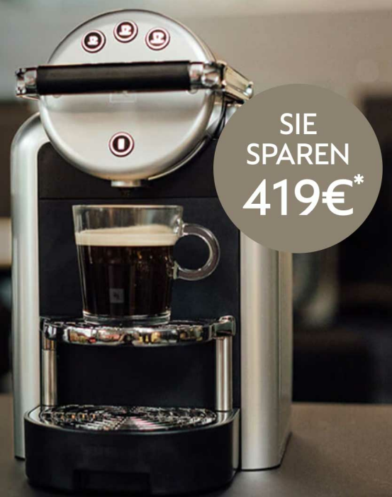 Nespresso: Zenius Kaffeemaschine gratis bei Kauf von 500 Kapseln