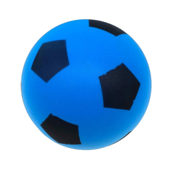 alldoro 63105 – Schaumstoffball, im Fußball-Design, für Kinder ab 18 Monaten, drinnen und draußen, Blau, 20 cm, 153 g Angebot bei HelloDeals