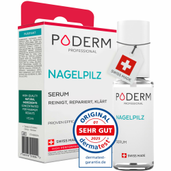 PODERM - NAGELPILZ-BEHANDLUNG | Revitalisierender | Professionelle Fuß/Handpflege | Einfach/Schnell | Made in Switzerland Angebot bei HelloDeals