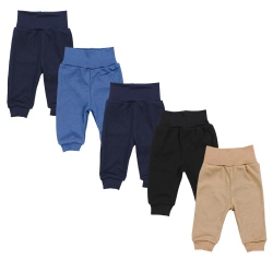TupTam Unisex Baby Pumphose 5er Pack aus Oeko-Tex zertifizierten Materialien Langhose Unisex 56 Junge Angebot bei HelloDeals