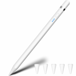 Pencil 1. Generation für iPad, Stift für iPad mit USB-C Schnellladung & Handfläche Ablehnung & Neigung & Magnetische Absaugung, Stylus Pen für iPad 6-10, Air 3-5/M2, Mini 5-6, Pro M4, 11"/13", 12" 3-6 Angebot bei HelloDeals