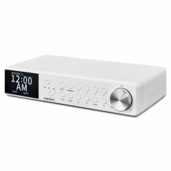 MEDION P66750 Küchen Unterbauradio (DAB+ Küchenradio, PLL UKW Radio, dimmbares TFT Farbdisplay, Koch Timer, Bluetooth, LED Leiste, inkl. Montagematerial) weiß Angebot bei HelloDeals