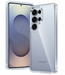 FNTCASE für Samsung Galaxy S25-Ultra Hülle: Militär Fallschutz Anti Vergilbung Handyhülle - Robuste langlebige stoßfeste Schutzhülle Transparente Fälle - 6,9 Zoll (Klar) Angebot bei HelloDeals