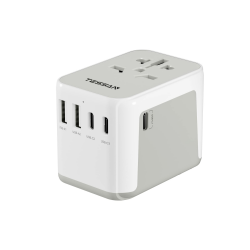 TESSAN Reiseadapter Weltweit, Universal Reiseadapter mit 2 USB A und 3 USB C, Internationaler Steckdosenadapter, Reisestecker Adapter Weltweit für USA England Thailand Australien, Travel Adapter Angebot bei HelloDeals