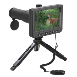 dnt digitales Teleskop DigiTele PRO, zum Beobachten und Aufzeichnen von Tieren oder Sportveranstaltungen aus großer Entfernung, DNT000009 schwarz Angebot bei HelloDeals