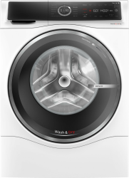 BOSCH WNC244070 Waschtrockner Serie 8, Frontlader mit 9/6kg Fassungsvermögen, 1400 UpM, Home Connect, EcoSilence Drive, Iron Assist, SpeedPerfect, AutoDry, Weiß, 60cm Angebot bei HelloDeals