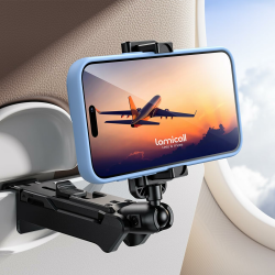 Lamicall 3-IN-1 Handyhalterung Flugzeug Gadgets Reise - [Super Stabil] Verstellbarer Handy Ständer mit Leise 360° Drehung, Tragbarer Handyhalter für iPhone 16/15/14/13, Samusung, Travel Essentials Angebot bei HelloDeals