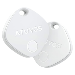 ATUVOS Air Tag Schlüsselfinder Key Finder 2er Pack, Smart Tracker Kompatibel mit Apple Wo ist? APP (iOS NUR, Android Not Supported), Bluetooth KeyFinder für Gepäck/Koffer/Taschen, Austauschbarer Akku Angebot bei HelloDeals