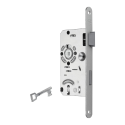 BKS Türschloss BB-Schloss Klasse 1 Dornmaß 55 mm Stulp 20 mm DIN Rechts Entfernung 72 mm Buntbart Einsteckschloss aus Stahl mit Kunststoff-Falle von SOTECH für Zimmertüren Angebot bei HelloDeals