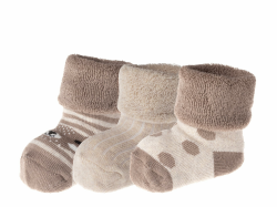 Jacob's Erstlingssöckchen mit Vollfrottee 3er Pack Bärchenmotiv Größe 0-3 Monate Angebot bei HelloDeals