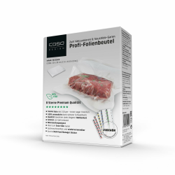 CASO 8 Sterne Profi- Folienbeutel 20x30 cm / 50 Beutel, Vakuumierbeutel für alle Vakuumierer, sehr stark & reißfest ca. 150µm, Vakuumbeutel Lebensmittel Vakuumiergerät, Sous Vide, BPA-frei Angebot bei HelloDeals