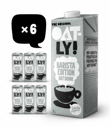 Oatly Barista Haferdrink Barista Edition, Long Life 1 Litre (6er Pack) Angebot bei HelloDeals