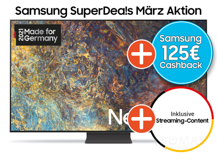 Samsung GQ55QN94A 4K Neo QLED TV 2021 - 125€ Cashback