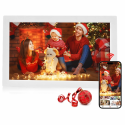 Yontwe Digitaler Fotorahmen 15.6 Zoll WiFi digitaler Bilderrahmen 1920 * 1080 Hochauflösender Foto-/Musik-/Video-Player Intelligenter digitaler Bilderrahmen Teilen Sie Fotos/Videos sofort Angebot bei HelloDeals