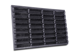 Hanse Home Brushes Fußmatte Kokos und Gummi 40x60cm – rutschfeste Schmutzfangmatte für Innen und Außen, Fußabtreter mit Kokosbürsten Türmatte Wetterfest Schmutzabtreter Outdoor – Schwarz Angebot bei HelloDeals