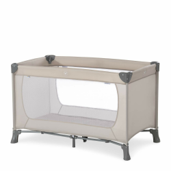 hauck Kinderreisebett Dream N Play ab Geburt bis 15 kg, Klein Zusammenklappbar inkl. Tragetasche und Faltboden, Liegefläche 120 x 60 cm (Beige) Angebot bei HelloDeals