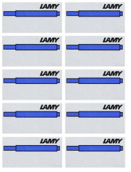 Lamy 1220536 T10 Tintenpatronen-Set, (10 Päckchen, blau) Angebot bei HelloDeals