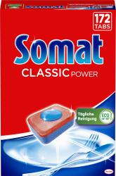 Somat Classic Power Spülmaschinen Tabs (172 Tabs), Geschirrspül Tabs mit Fettlösekraft für kraftvolle Reinigung, Spültabs für strahlend sauberes Geschirr sogar bei niedrigen Temperaturen Angebot bei HelloDeals