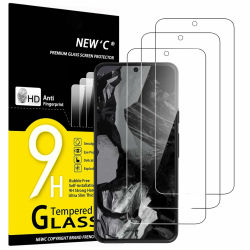 NEW'C 3 Stück, Panzer Schutz Glas für Google Pixel 8A, Frei von Kratzern, 9H Härte, HD Displayschutzfolie, 0.33mm Ultra-klar, Ultrabeständi Angebot bei HelloDeals