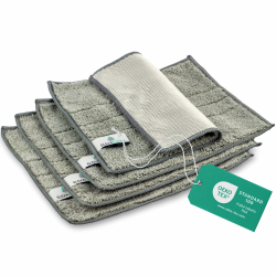 ELEXACLEAN Spültücher waschbar - Mikrofaser (Grau, 4er Set, 24x20cm) Spüllappen für Küche, Geschirr Angebot bei HelloDeals