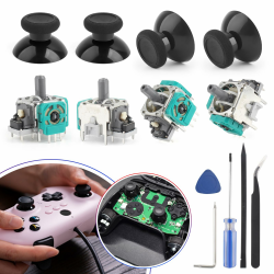 Analoge Joystick Ersatz für Xbox One/One S/One X Controller 3D Analog ThumbStick für Xbox One Series X/S Joystick Kappen Ersatz Zubehör Drift-Reparatur mit Repair Tools（4 Stück,EL4 ALPS） Angebot bei HelloDeals
