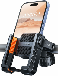 ANXRE Handyhalterung Fahrrad Lenker, Handyhalter Motorrad [360° Drehbar & 1S-Freigabe] Universal Fahrrad Handyhalterung Lenker Motorrad für iPhone 15/14/13 Pro Max Android (Alle 4.7"-7" Smartphone Angebot bei HelloDeals
