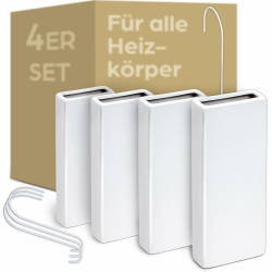 Luftbefeuchter Heizkörper aus Keramik - 4er Set mit Flexiblem Aufhängehaken - Optimale Luftfeuchtigkeit - Energiesparend - Effektive Feuchtigkeitsverteilung Angebot bei HelloDeals