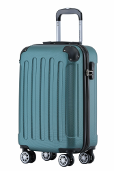 BEIBYE Hartschalen-Koffer Trolley Rollkoffer Reisekoffer Handgepäck 4 Rollen (M-L-XL-Set) (Dunkelgruen, M) Dunkelgruen M Angebot bei HelloDeals