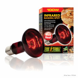 Exo Terra Infrared Basking Spot, Wärmespotlampe, R25, 100W, Fassung E27 Angebot bei HelloDeals