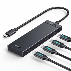 UGREEN USB C Hub 10 Gbps, Adapter mit 4*USB C 3.2 Ports, Hochgeschwindigkeits USB C Multiport Splitter für iPhone 16 Serie, Galaxy S24, MacBook Pro, iMac, iPad Pro, Chromebook und mehr Angebot bei HelloDeals