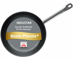 GastroSUS Industar Testsieger Bratpfanne Stiftung Warentest (1/2021) Industar Diamas Pro, Edelstahl, 28 cm Angebot bei HelloDeals