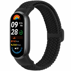Bcuckood Geflochtenes Armband Kompatibel mit Xiaomi Smart Band 9/Xiaomi Smart Band 8, Elastisches Uhrenarmband Solo Loop Nylon Dehnbares Ersatzarmband für Xiaomi Smart Band 9/8 für Damen Herren Angebot bei HelloDeals