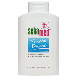 SEBAMED Frische Dusche, Duschgel für empfindliche und strapazierte Haut, langanhaltendes Frischegefühl, versorgt die Haut mit Feuchtigkeit durch Aminosäuren und Allantoin, Männer und Frauen (400 ml) Angebot bei HelloDeals