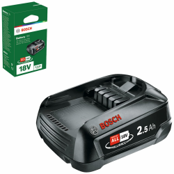 Bosch Ersatz-Akku PBA 18V 2.5Ah W-C (18V System; Hohe Kapazität für längere Laufzeit; Kompatibel mit Allen 18V Power for All-Geräten) Angebot bei HelloDeals