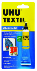 UHU Spezialkleber Textil Tube, Schnellabbindender Klebstoff für verschiedenste Textilien und Stoffe, 20 g Angebot bei HelloDeals