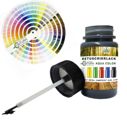 Reparaturlack Lackstift RAL Lack Pinselflasche 50ml. Farbe Holz Metall Möbel Auto Bad Retuschierlack (RAL 9010 Reinweiß) Angebot bei HelloDeals
