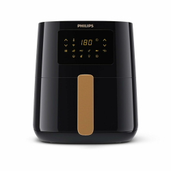 Philips Airfryer 5000 Connected Series - Gesundes, vielseitiges Kochen mit Rapid Air Technologie, 13 Zubereitungsarten, Touchscreen, 4,1 l Fassungsvermögen, perfekt für Familien (HD9255/80) Angebot bei HelloDeals