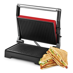 Ufesa Kontaktgrill und XXL Sandwichtoaster für alle Toastgrößen geeignet, Steak und Panini Grill, antihaftbeschichtet Sandwichmaker, Elektrogrill leicht zu reinigen, isolierte Handgriffe, 1000W,PR1000 Angebot bei HelloDeals
