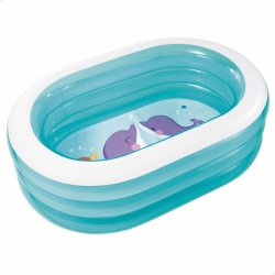 Intex 57482NP - Planschbecken Oval Whale (Modell Sortiment), Blau, 163 cm l x 107 cm w x 46 cm h Angebot bei HelloDeals