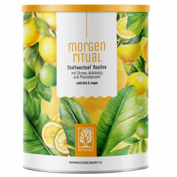 NATURTREU® Morgenritual Stoffwechseldrink * - Wakeup Shake mit Zitrone, Apfelessig, Limonen, Ingwer Shot & Vitamin C - 150g Getränkepulver für Morgen Routine - Einfach mehr trinken Angebot bei HelloDeals