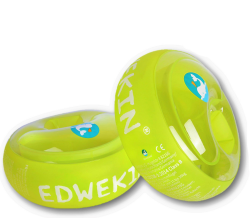 EDWEKIN® Schwimmflügel für Kinder mit extragroßen Luftkammern; Schwimmhilfe für Baby/Kleinkinder von 1 bis 6 Jahren; Perfekte Schwimmlernhilfe für Mädchen und Jungs, transparentes Design Angebot bei HelloDeals