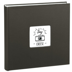 Hama Fotoalbum Jumbo 30x30 cm (Fotobuch mit 100 weißen Seiten, Album für 400 Fotos zum Selbstgestalten und Einkleben) schwarz Angebot bei HelloDeals