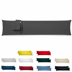 Seitenschläferkissen Bezug 40 x 145 Mikrofaser Premium 2er Set Kissenbezug Deko für Kissen Bett/Sofa Stoff Weicher Resistent Hypoallergen Anti-Milben Kopfkissenbezug Verdecktem Zip Voll Waschbar Angebot bei HelloDeals