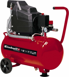 Einhell Kompressor TC-AC 190/24/8 (1500 W., max. 8 bar, 24 l-Tank, 165 l/min Ansaugleistung, Motordrehzahl 2850 min^-1, Druckminderer, Manometer, Ölschmierung) Angebot bei HelloDeals